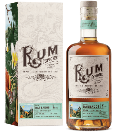 Ром Rhum Explorer Barbados 5 лет в коробке 0,7л